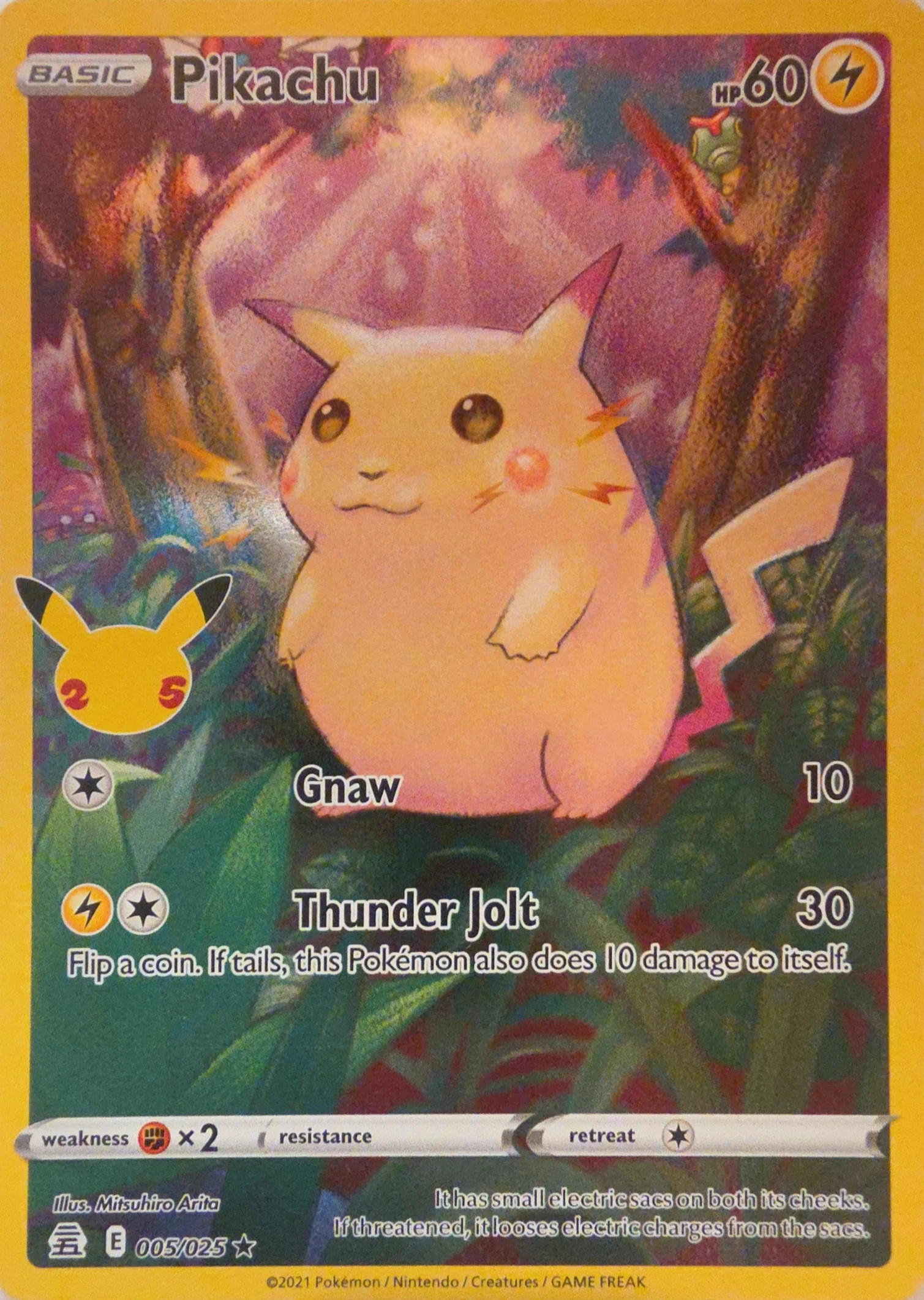 2021 Pikachu — Celebrations #005