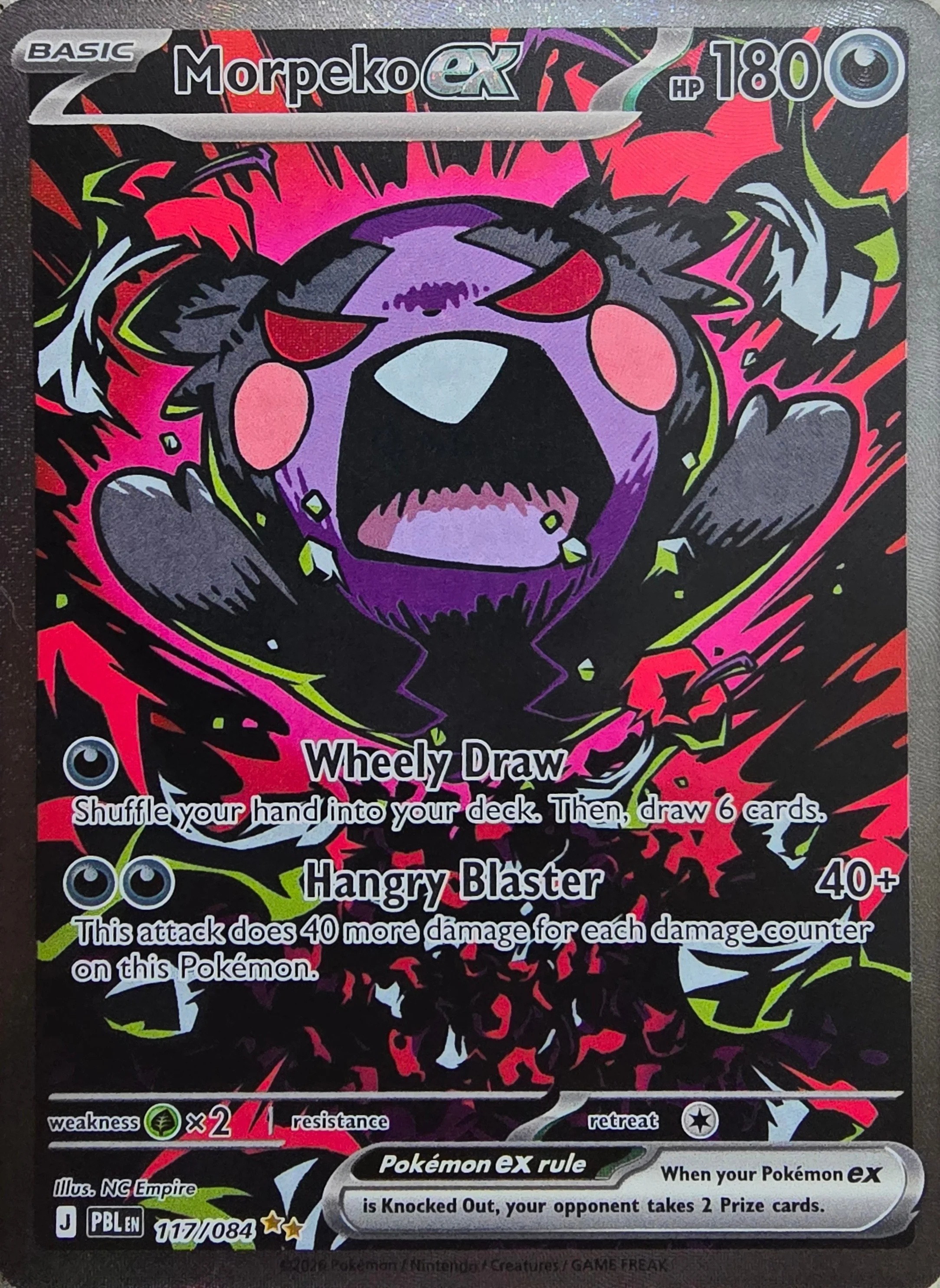 2025 Morpeko ex — Prismatic Evolutions #117