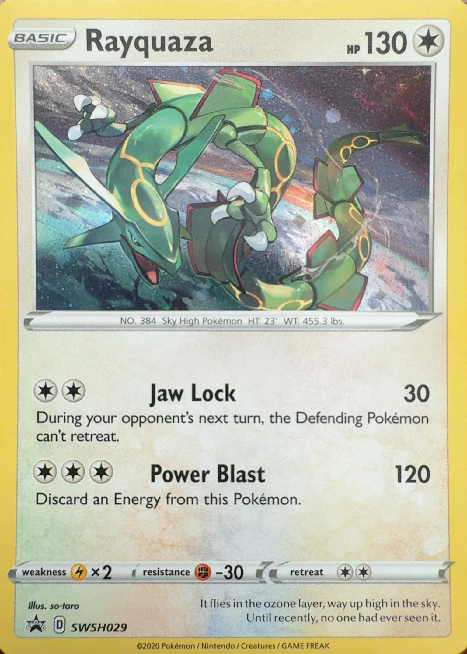 Rayquaza — SWSH Black Star Promos #SWSH029