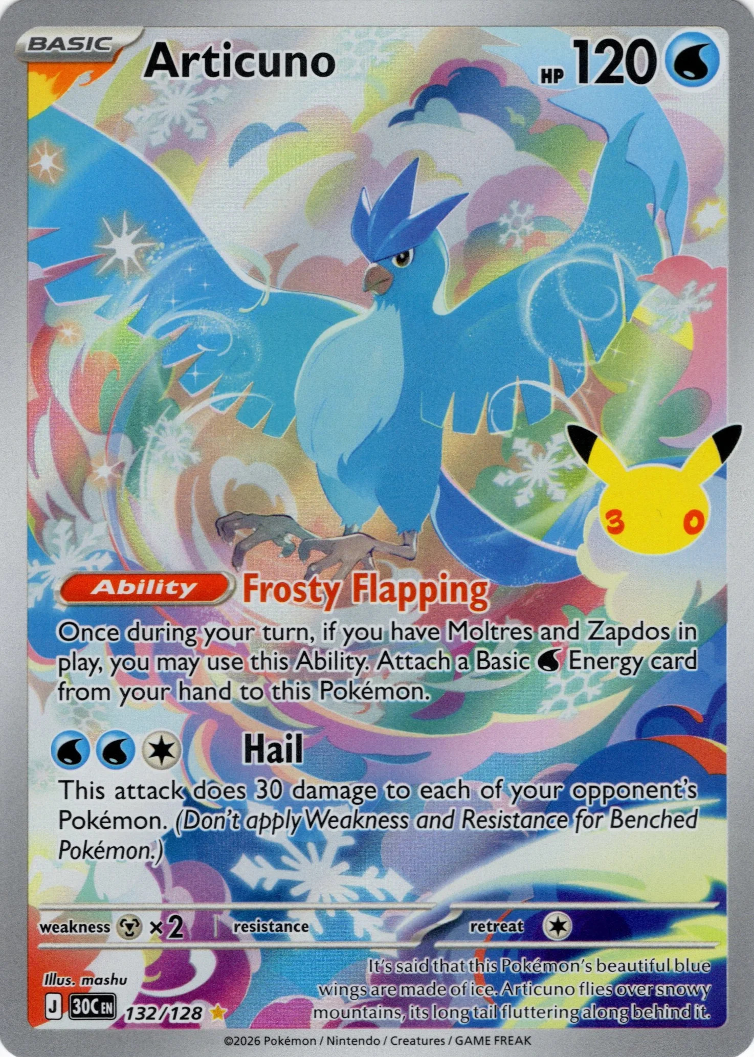 Articuno — 30th Celebration #132