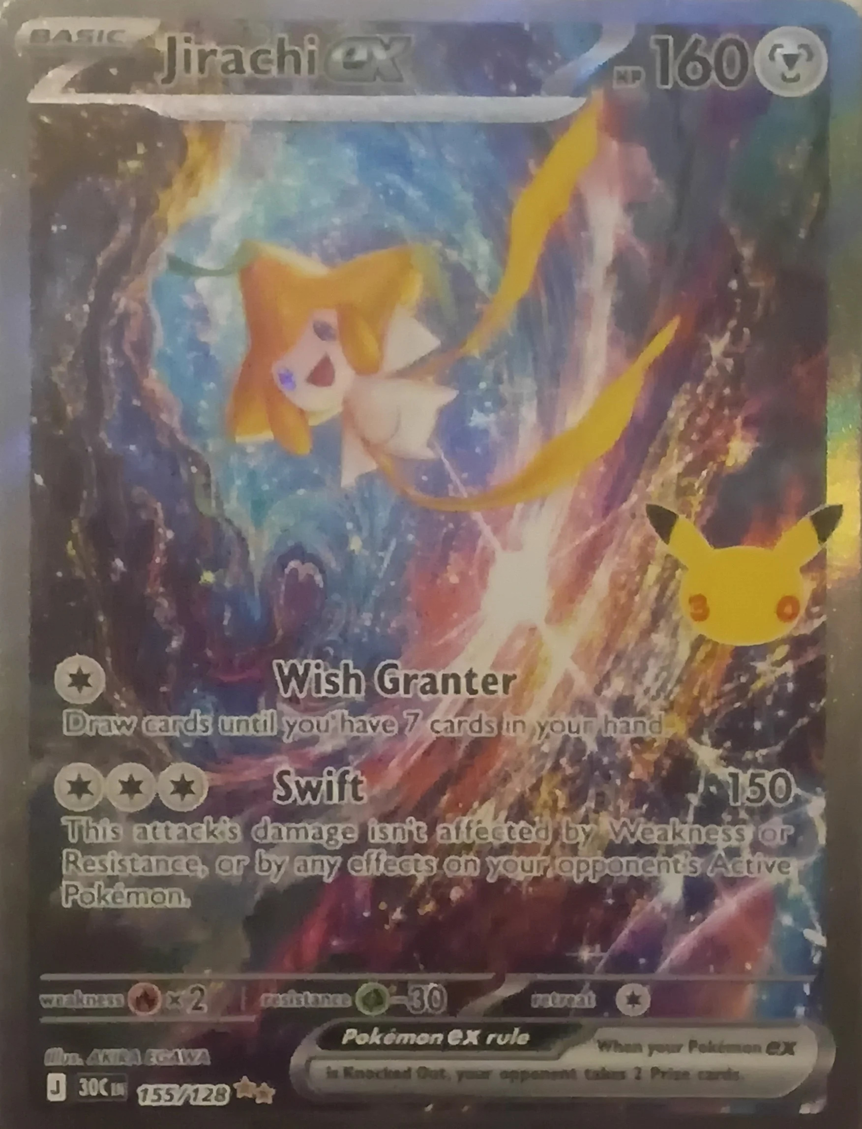 Jirachi ex — 30th Celebration #155