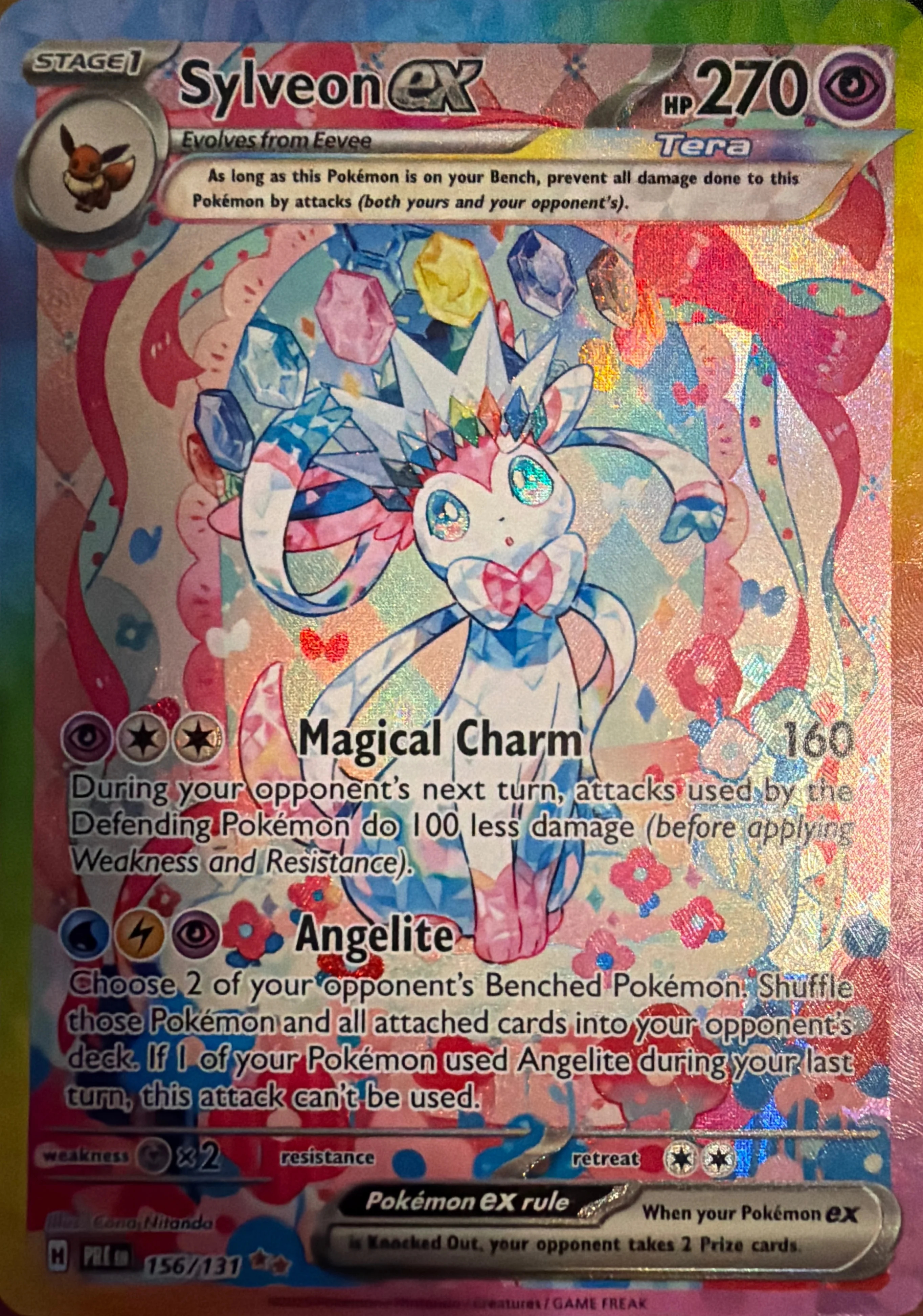 Sylveon ex — Prismatic Evolutions #156