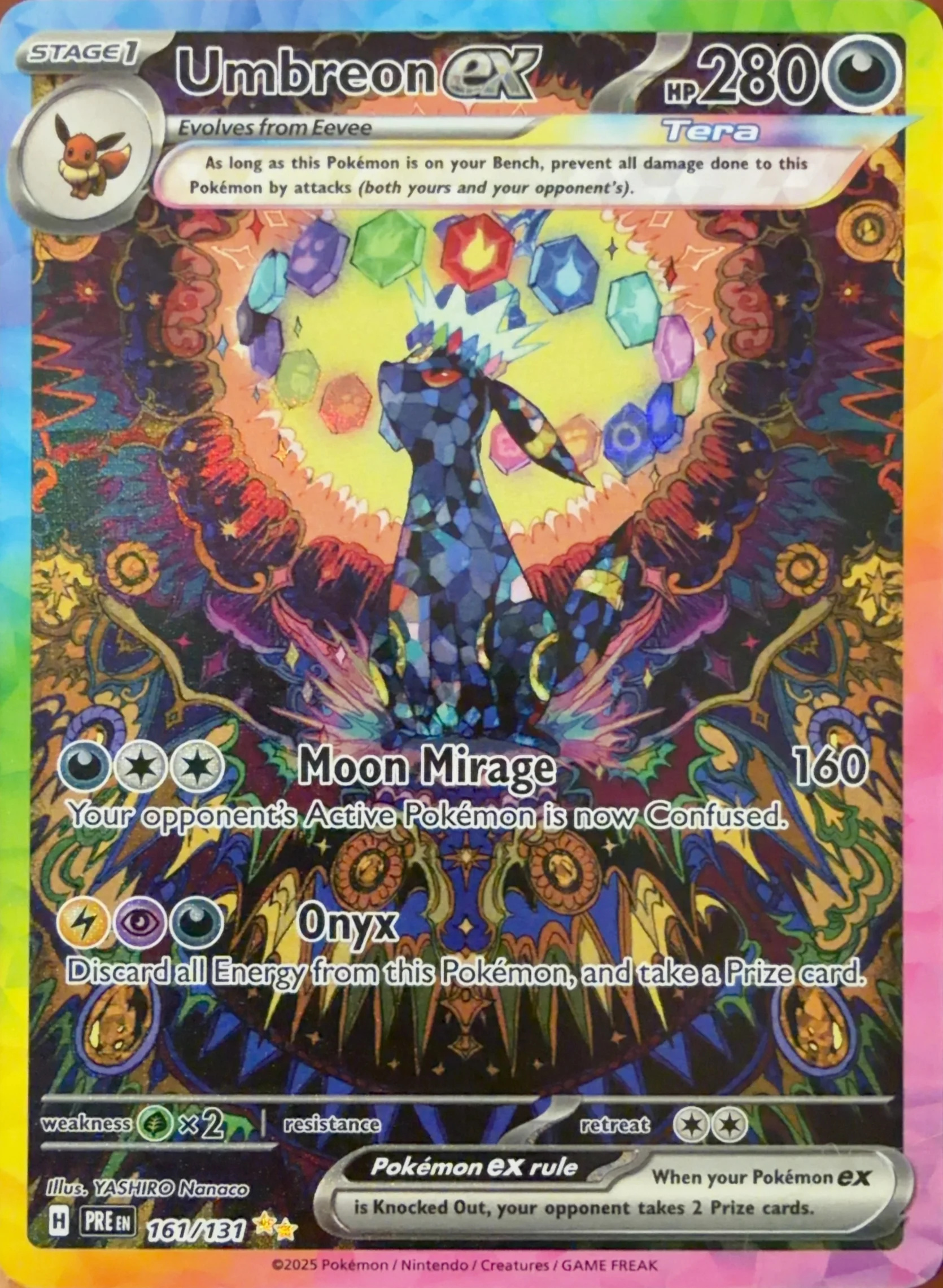 Umbreon ex — Prismatic Evolutions #161