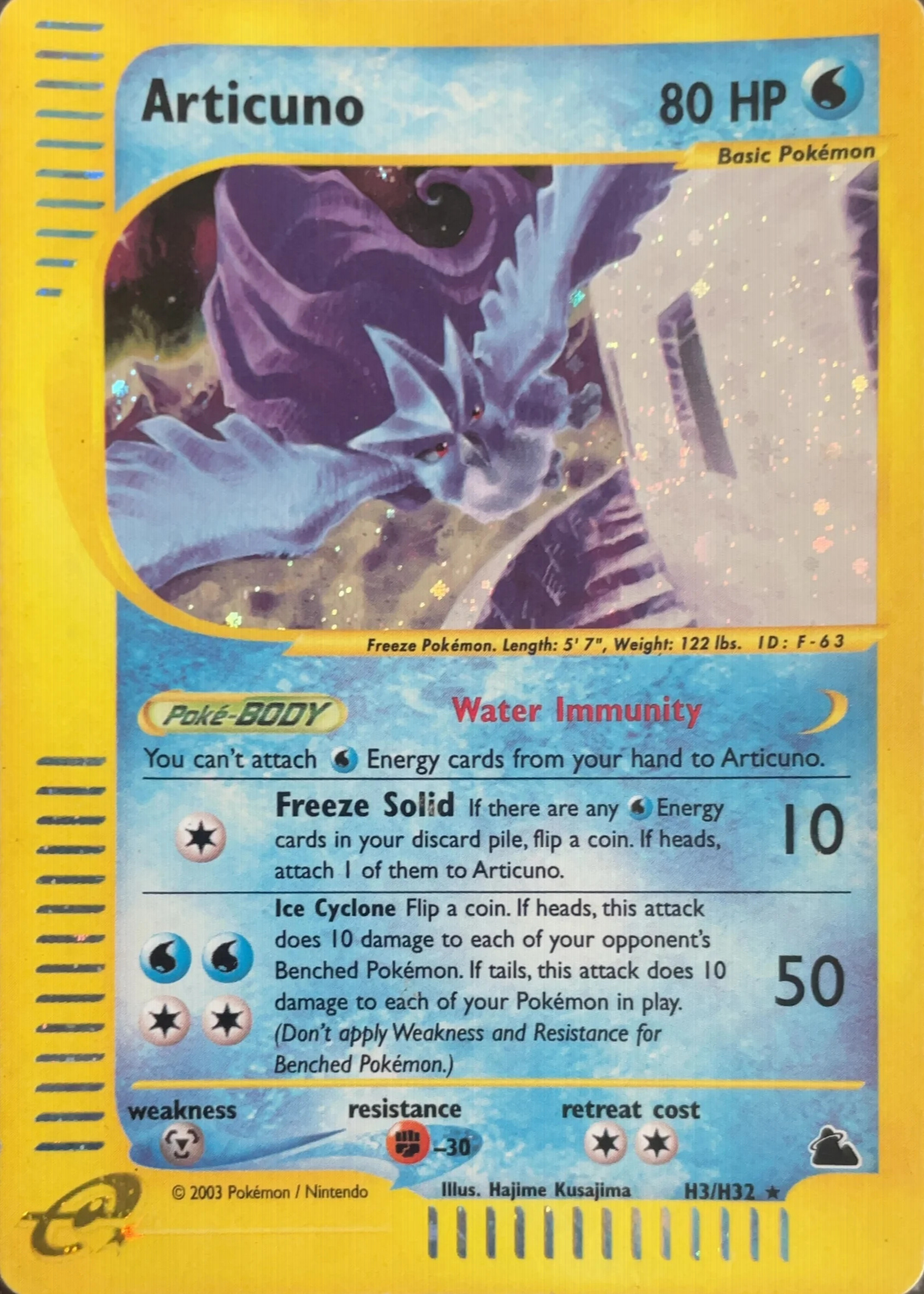 Articuno — Skyridge #H3
