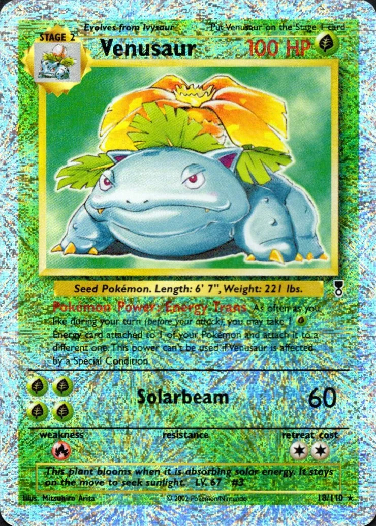 2002 Venusaur — Legendary Collection #18