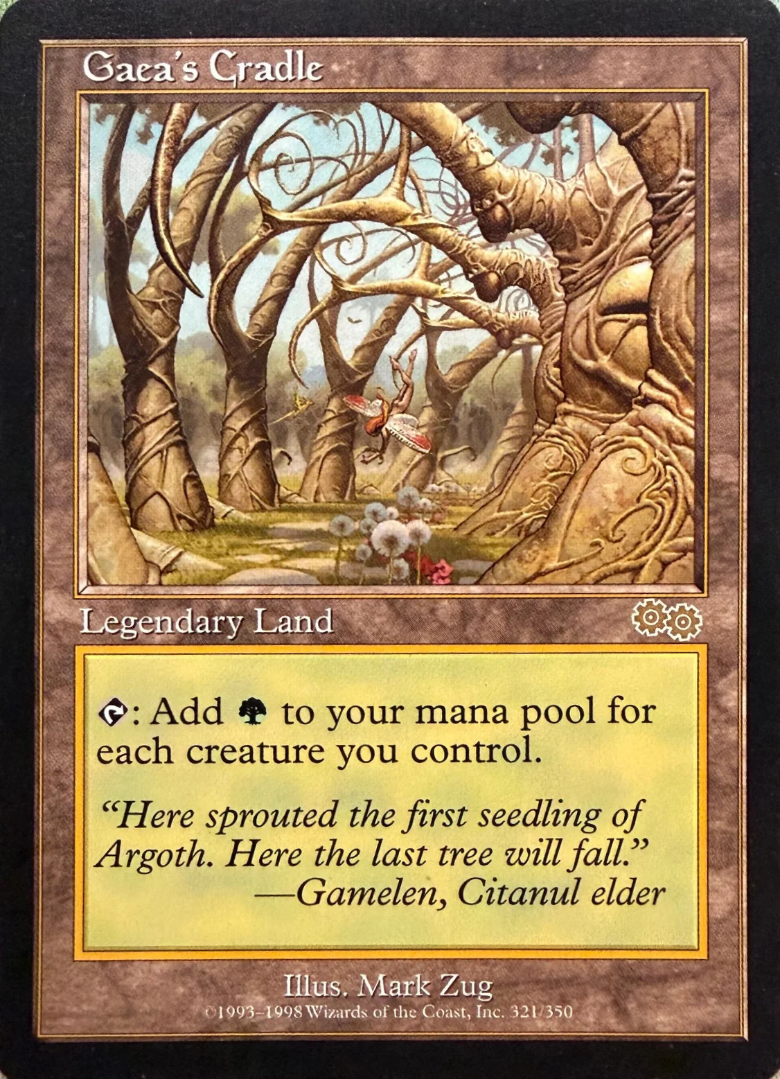 1998 Gaea's Cradle — Urza's Saga #321