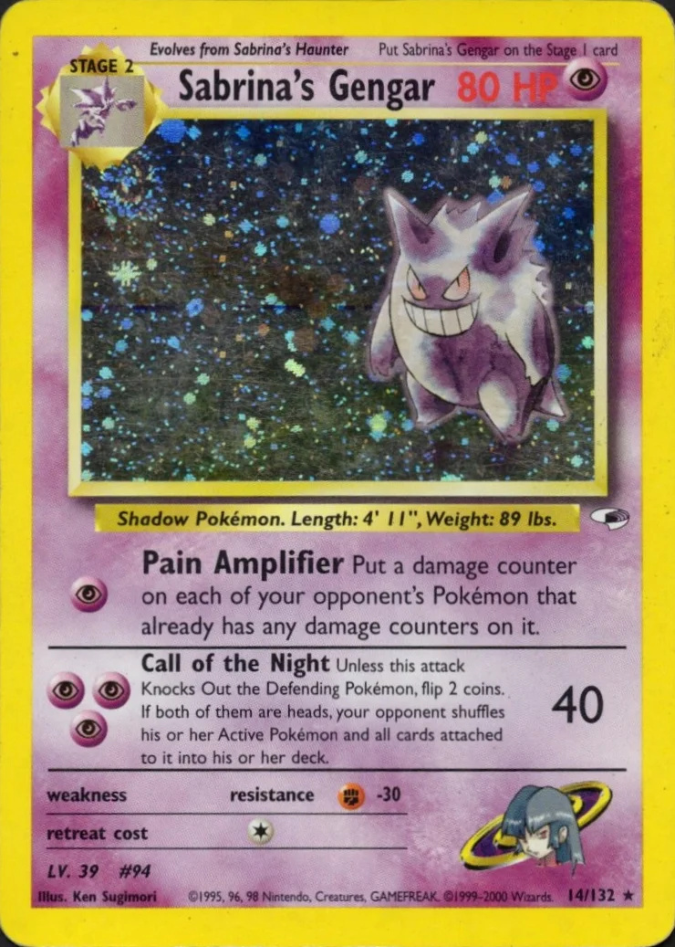 Sabrina's Gengar — Gym Heroes #14