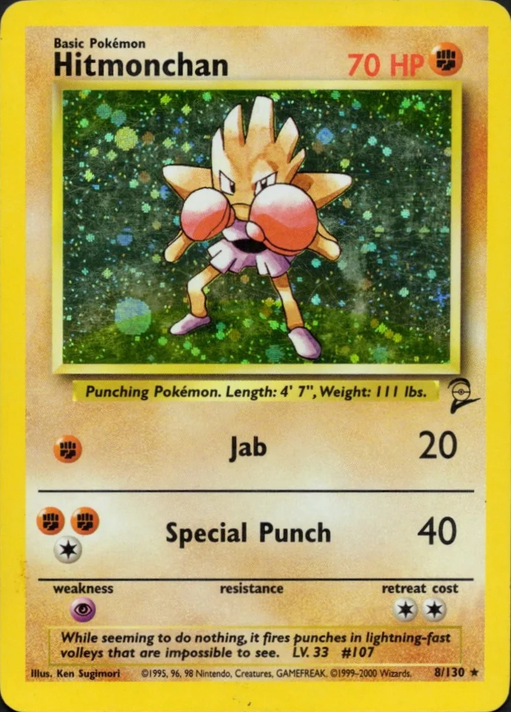 Hitmonchan — Base Set 2 #8