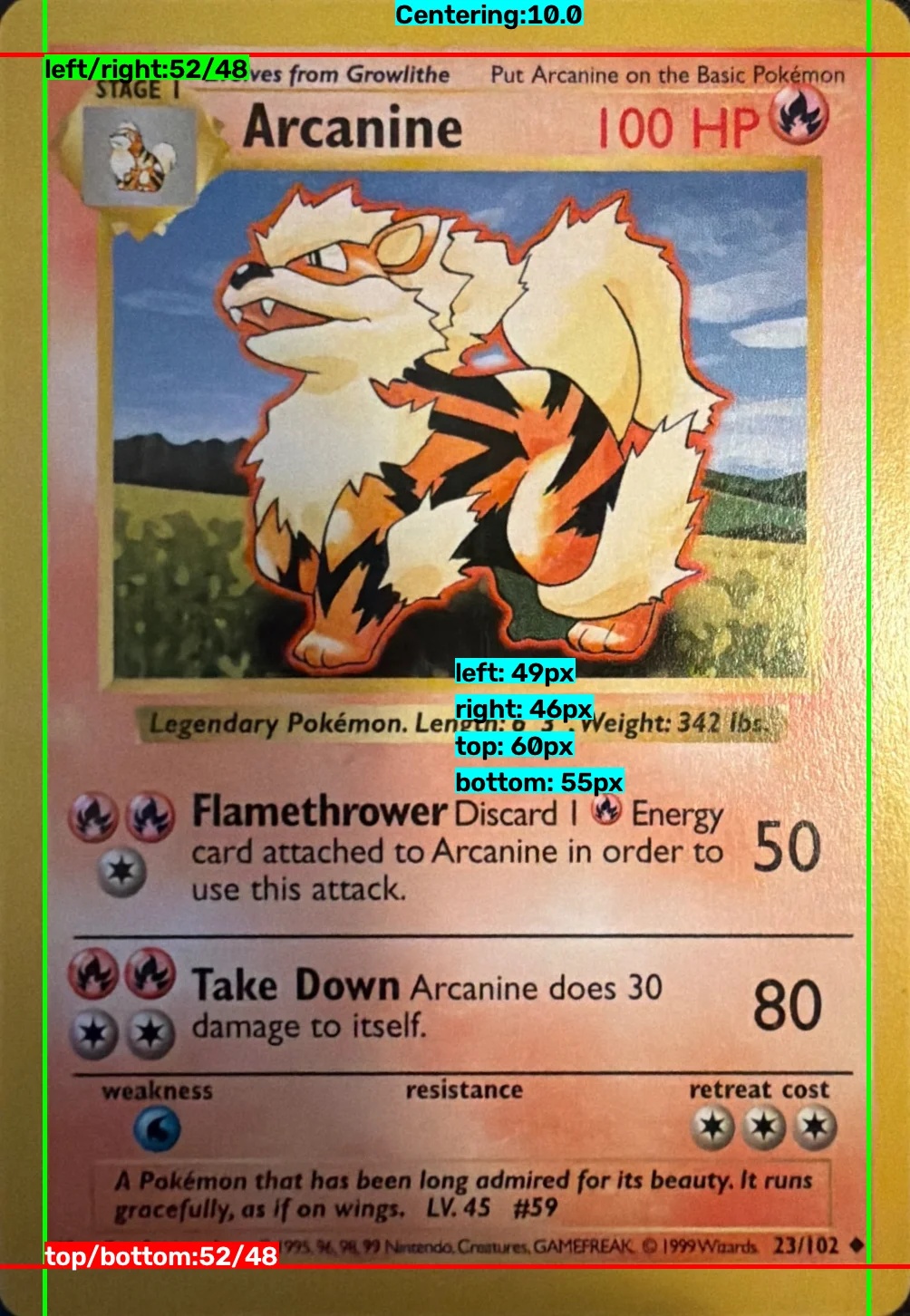 Arcanine — Base #23