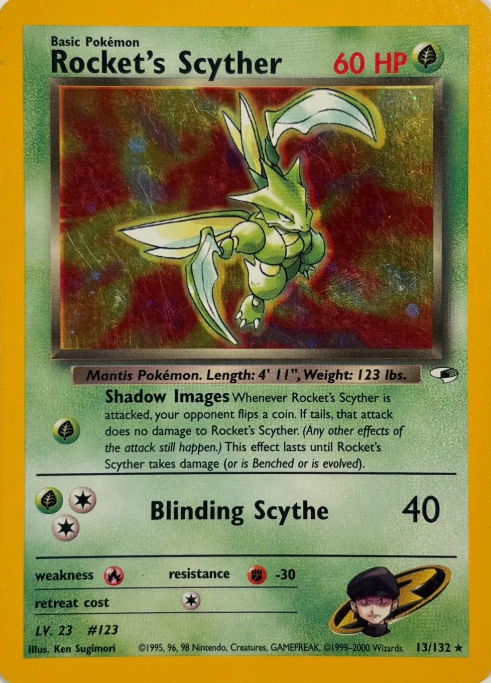 Rocket's Scyther — Gym Heroes #13