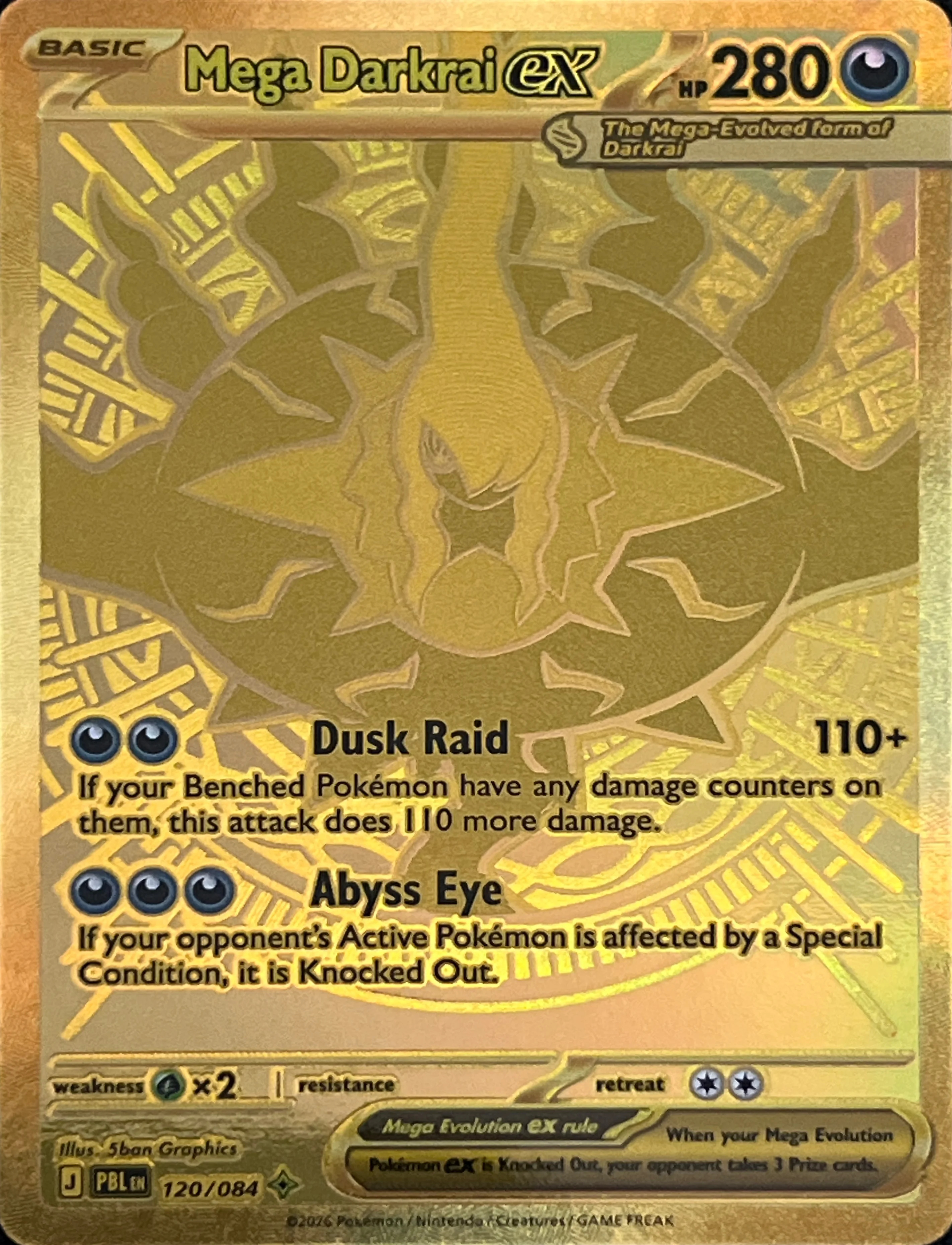 2026 Mega Darkrai ex — Mega Evolution Series #120