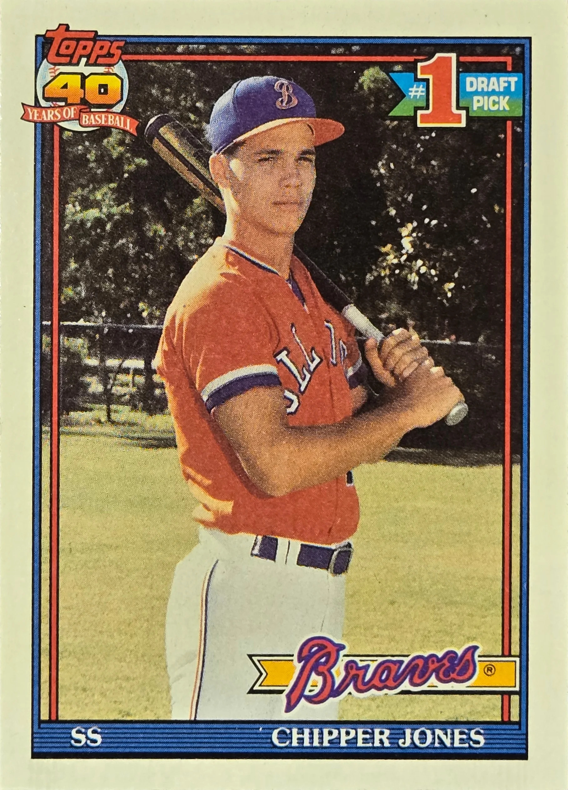 1991 Chipper Jones — Topps #333